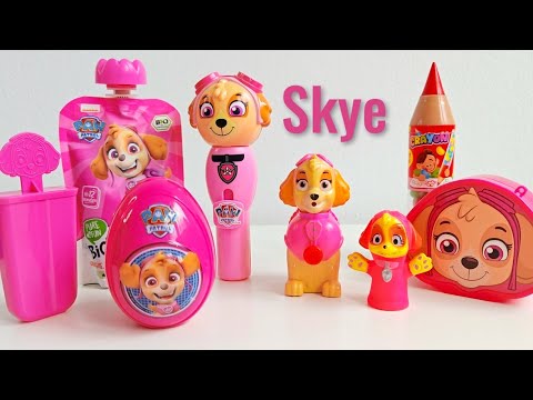 Oddly Satisfying Pink Skye ASMR Unboxing 💗 Paw Patrol Candy & Toy Surprises 🎧