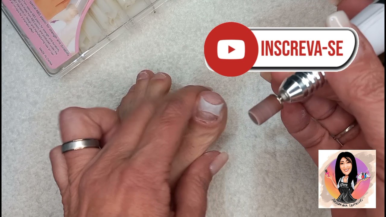 Unha do Pé Com Tips🤫
