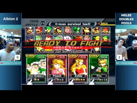 Albion 2 - Doubles Pools - Professor Pro + Alpha Dash vs R23 + Vanity Angel - Melee