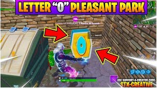 search the letter o west of pleasant park l fortnite week 4 season 7 - where is the o in fortnite west of pleasant park