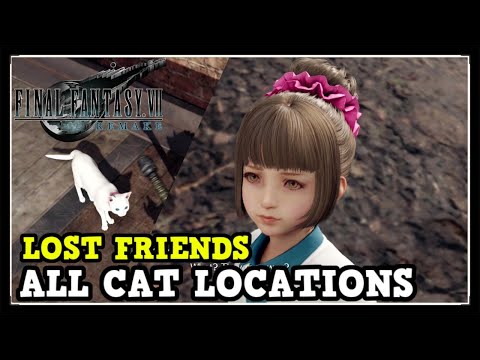 All Cat Locations in Final Fantasy 7 Remake (Lost Friends Side Quest Walkthrough in FF7)