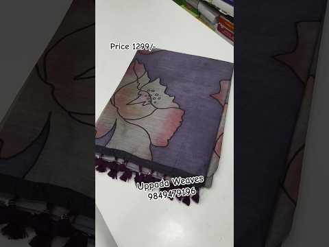 Mul Mul Silk Cotton Printed Saree Booking #9849479196 #saree #viral #uppada #kuppadam #kanchi