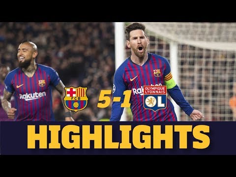 Barcelona 5-1 Lyon