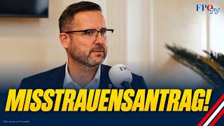 MISSTRAUENSANTRAG GEGEN DIE GESAMTE REGIERUNG!