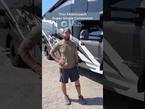 Super Single Conversion on  2021 Ford F550 (Indiana) of Thor Motor Coach