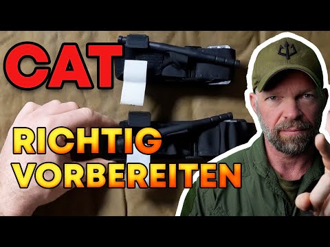 Tourniquet 102 - CAT (Combat Application Tourniquet) Vorbereitung, Stressresistent Falten