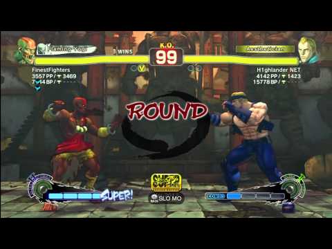 H1ghlander NET [Abel] vs FinestFighters [Dhalsim] SSF4 Arcade Edition SET