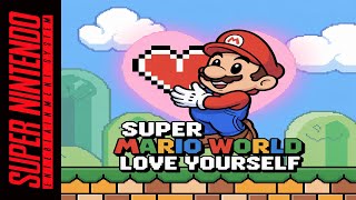 Love Yourself | Super Mario World ROM Hack (SNES) - Longplay