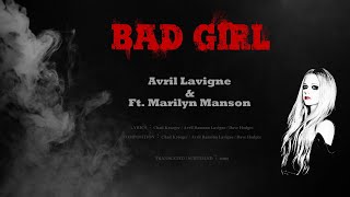 Avril Lavigne - 'BAD GIRL' feat Marilyn Manson-繁中