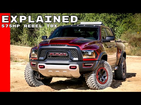 Dodge Ram Rebel TRX Concept Truck Explained