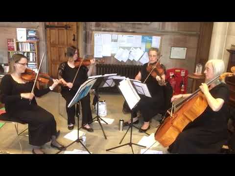 West Yorkshire String Quartet Northlights performing Te Deum by Charpentier - AliveNetwork.com