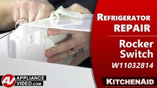 KitchenAid Refrigerator - Rocker Switch Repair