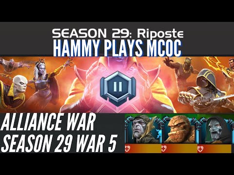MCOC: Alliance War Season 29 War 5 | Featuring Fun Sounds….Again