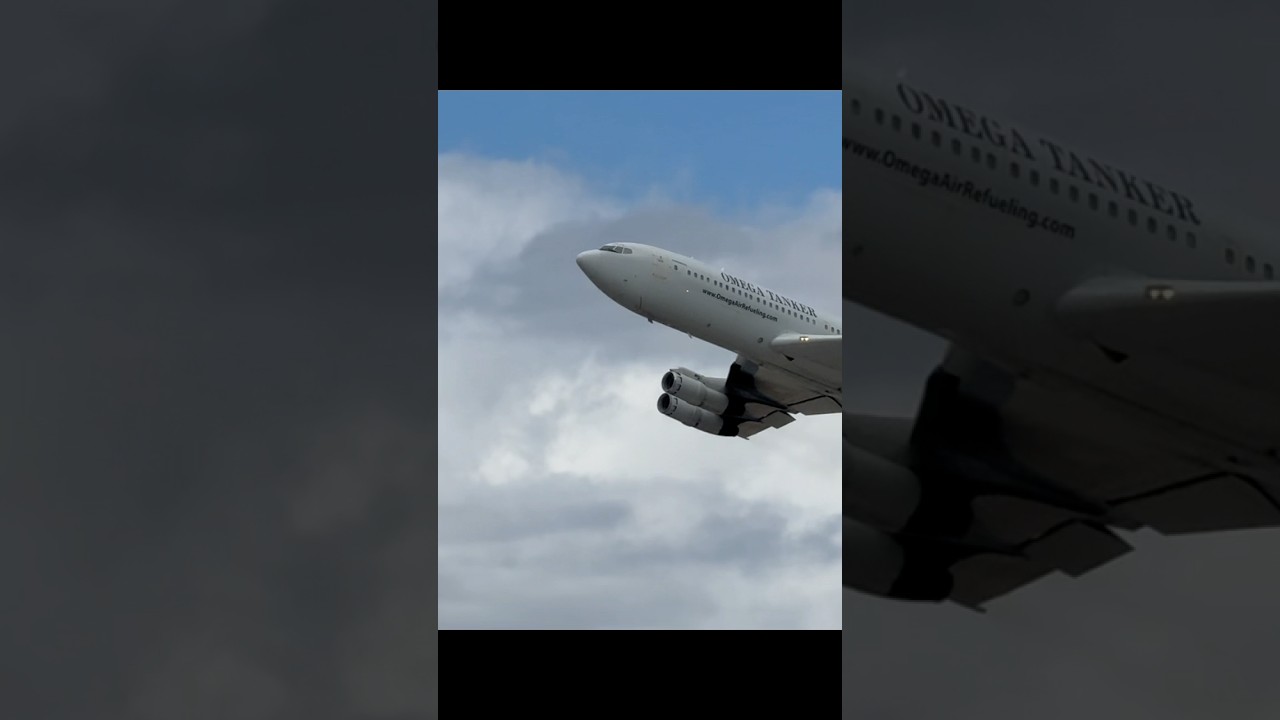 Boeing 707 screaming takeoff #aviation #boeing #aviationgeek #vikramsarkar