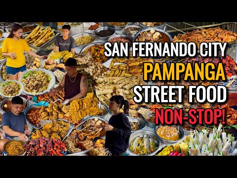 NON-STOP STREET FOOD in SAN FERNANDO CITY Pampanga | 2-Hour Food Tour in the Culinary Capital!