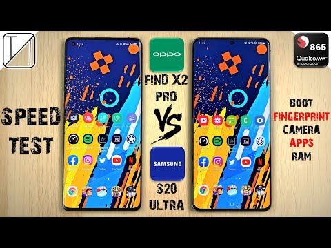 Oppo Find X2 Pro vs Galaxy S20 Ultra Speed Test