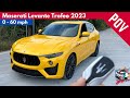 Maserati Levante Trofeo 2023 // Exhaust Sound & 0-60 [POV-4K]