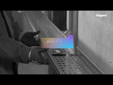 Kabelrinne P31 - Montage von Rinne und Bogen 90°