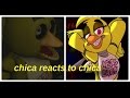 sfm/fnaf chica reacts to chica love song by ...