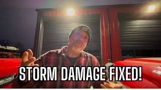 Barn Shop Lights Replaced After Storm Damage & Breeder Chickens Pens Moved for Ultimate Chicken Coop