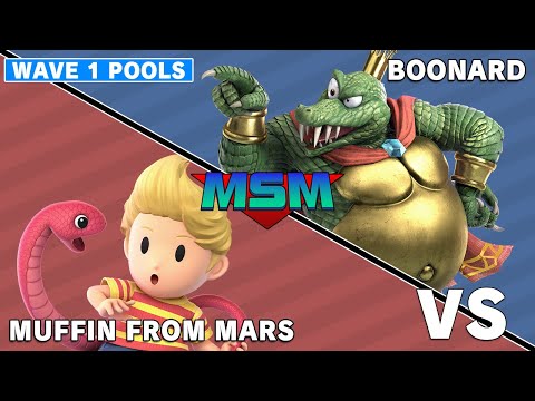 Offline MSM 238 - Muffin from Mars (Lucas) VS Boonard (King K Rool, Megaman) Wave 1 Pools