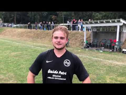 Tom Hallebach, Angreifer SG Ellscheid, nach dem 1:1 bei der SG Schneifel
