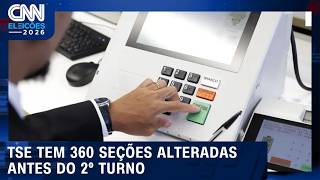 Vídeo: TSE registra mudança em 360 seções eleitorais antes do 2º turno | CNN NEWSROOM