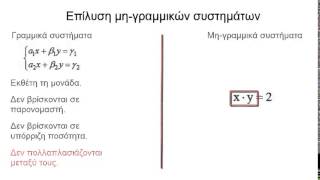 19) Μεθοδολογία - Μη γραμμικά Συστήματα