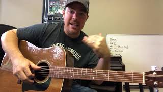 Houston We Got A Problem | Luke Combs | Beginner Guitar Lesson