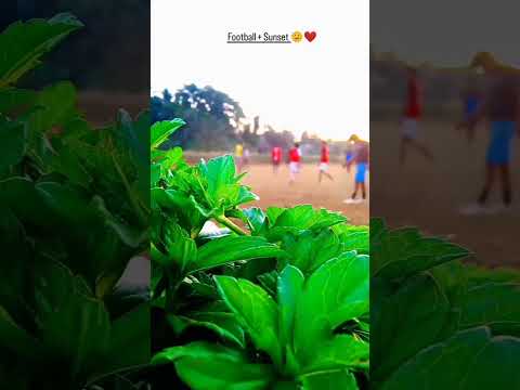 Football⚽⛹️‍♂️#trending#Sunset#nature#Noofaspeace