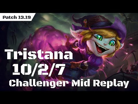 Chovy Tristana Mid Korean Challenger Replay Patch 13.19