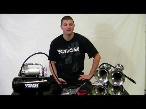 120PSI Quad Horn Loudmouth Train Horn Kit