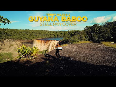Terry Gajraj - Guyana Baboo Steelpan Cover at Kaieteur Falls, Guyana 🇬🇾