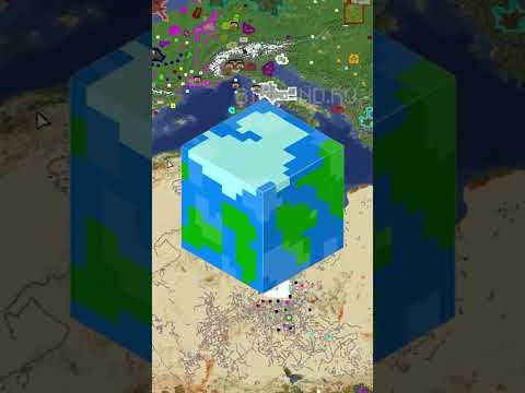 Как Попасть на Реальный Сервер Майнкрафт с Картой Земли?