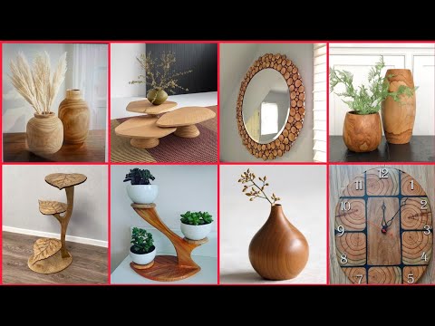 ideias de peças de decoração de madeira únicas e antigas | idéias de decoração de madeira aprimorada