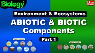 Environment & Ecosystems | Part 1 | Abiotic and Biotic Components | Home Revise