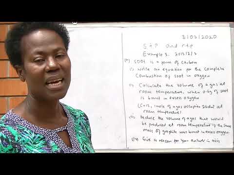 Calculation involving stp and rtp