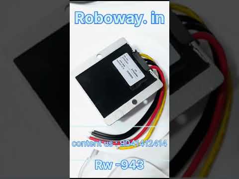ROBOWAY 48V to 24V 20A Power Converter 480W Step Down Power Supply Module IP68