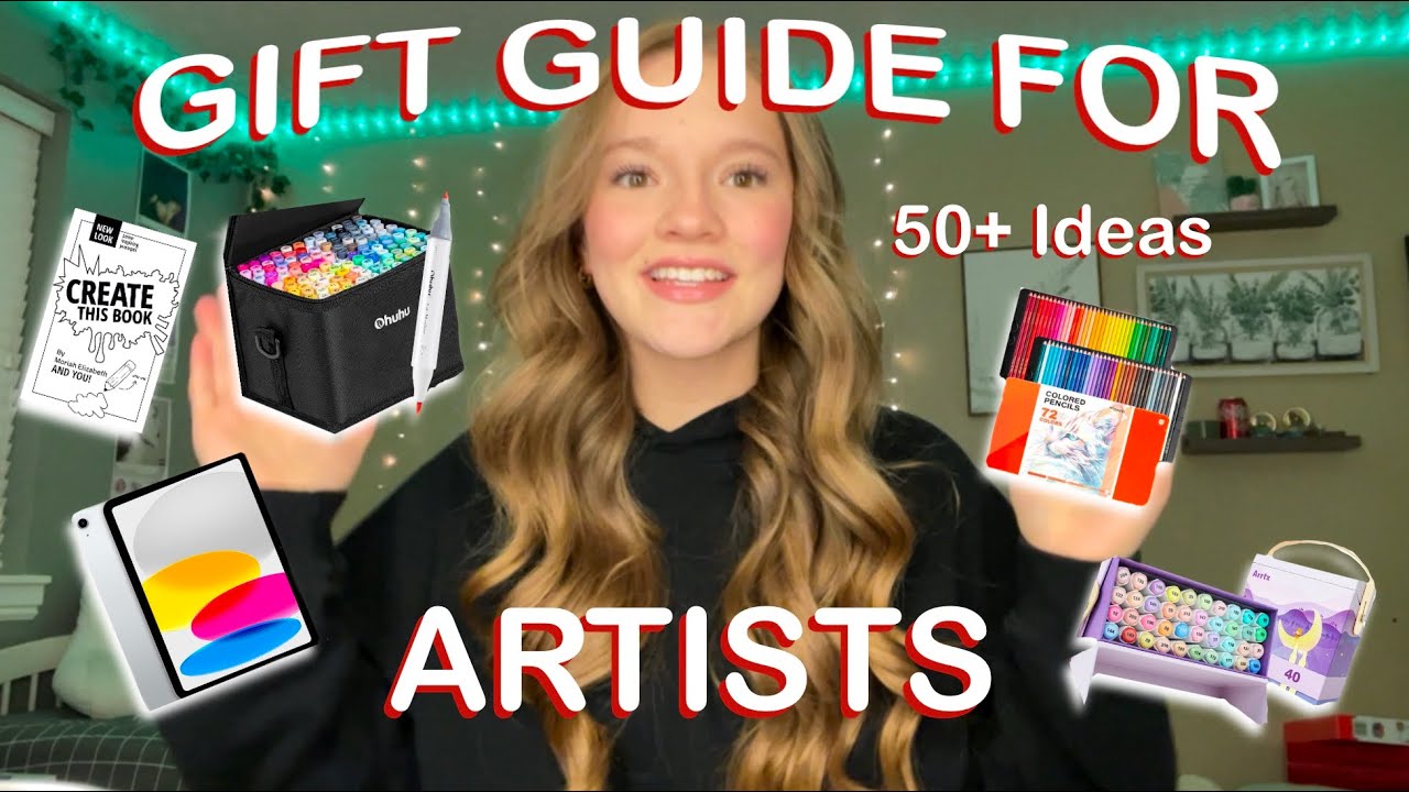 Gift Guide/Christmas Wishlist Ideas for Artists!! 🎨⭐️🎄 // 50+ IDEAS!!