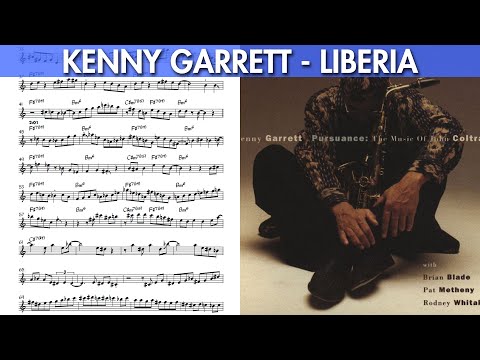 Kenny Garrett Monster Solo on "Liberia" - Alto Sax Solo Transcription (Eb)