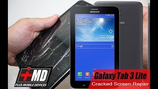 Galaxy Tab3 Cracked Screen Repair