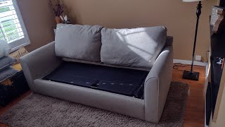 How to remove a SLEEPER SOFA on your OWN! | Junk Removal