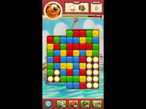 Toon Blast Level 8235 - NO BOOSTERS 🐻🐺🐱 | SKILLGAMING ✔️