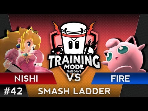 TMT 42 - Nishi (Peach) VS Fire (Puff) - SSBM Smash Ladder - Melee