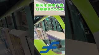 【鉄輪式リニア】福岡市営地下鉄七隈線3000系