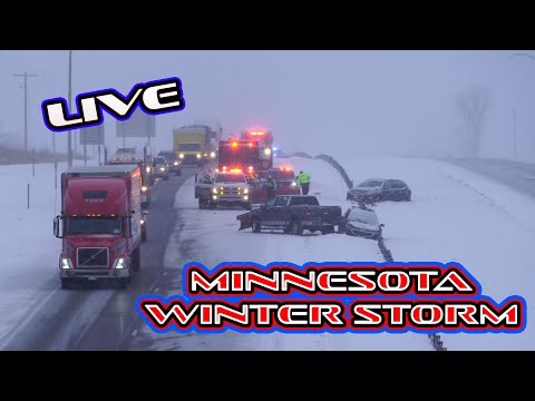 🔴 LIVE IRL  - 1/3/2023 Central Minnesota #WinterStorm #icestorm