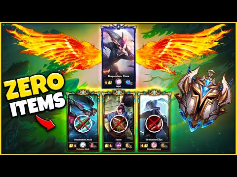 *3 PROS VS 1 DIAMOND* BUT THE PROS CAN’T BUY ITEMS (CRAZY CHALLENGE) FT KARASMAI - League of Legends