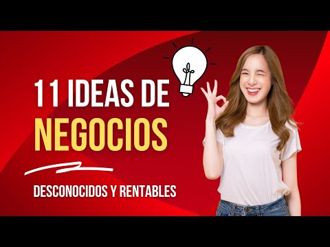 11 ideas de negocios desconocidas y rentables
