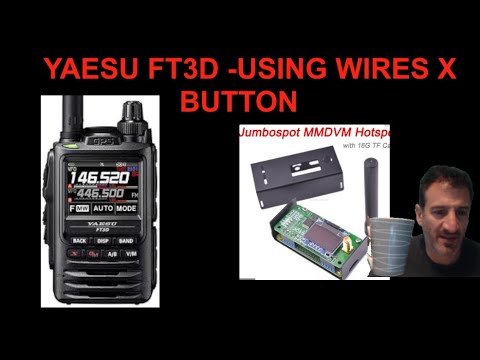Yaesu FT3D - Using the X button