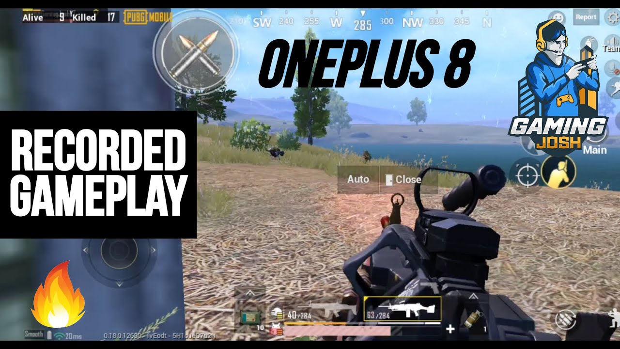 OnePlus 8 PUBG Mobile Gameplay Recording with Smooth Extreme 60fps | Gaming Josh